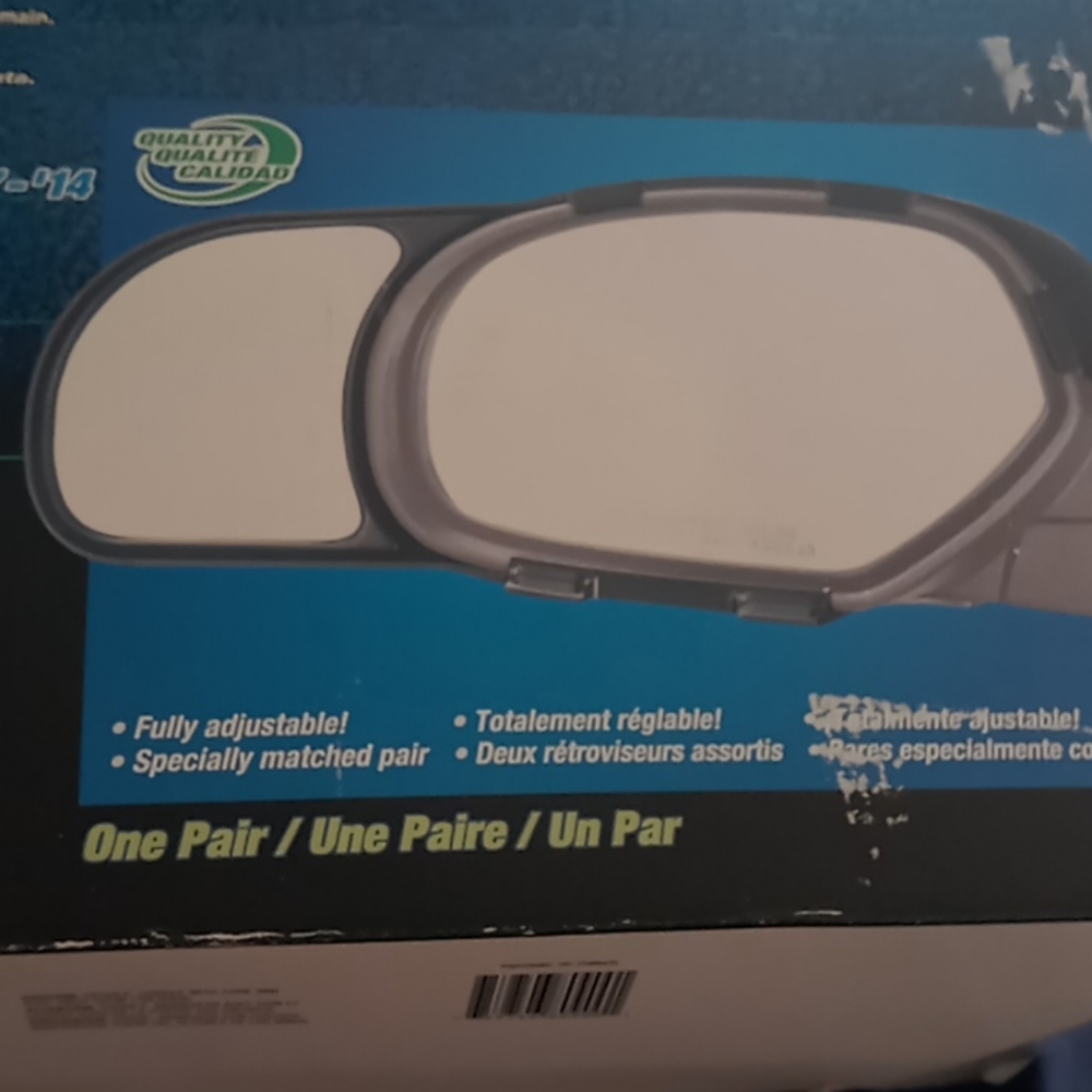 Removable towing mirrors